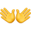 👐 open hands display on Slack