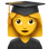 👩‍🎓 woman student display on Slack