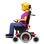 👩‍🦼 woman in motorized wheelchair display on Slack