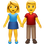 👫 woman and man holding hands display on Slack