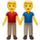 👬 men holding hands display on Slack