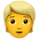 👱 person: blond hair display on Slack