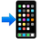 📲 mobile phone with arrow display on Slack