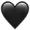 🖤 black heart display on Slack