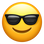 😎 smiling face with sunglasses display on Slack