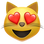 😻 smiling cat with heart-eyes display on Slack