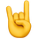 🤘 sign of the horns display on Slack