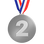 🥈 2nd place medal display on Slack