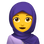 🧕 woman with headscarf display on Slack