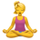 🧘‍♀️ woman in lotus position display on Slack