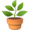 🪴 potted plant display on Slack