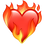 ❤️‍🔥 heart on fire display on Slack