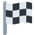 🏁 chequered flag display on Twitter