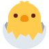 🐣 hatching chick display on Twitter