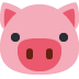 🐷 pig face display on Twitter