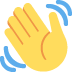 👋 waving hand display on Twitter