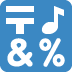 🔣 input symbols display on Twitter