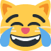 😹 cat with tears of joy display on Twitter