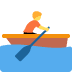 🚣 person rowing boat display on Twitter