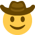 🤠 cowboy hat face display on Twitter