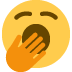 🥱 yawning face display on Twitter