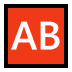 🆎 AB button (blood type) display on Windows