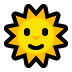 🌞 sun with face display on Windows