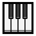 🎹 musical keyboard display on Windows