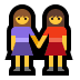 👭 women holding hands display on Windows