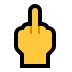 🖕 middle finger display on Windows