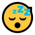 😴 sleeping face display on Windows