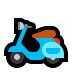 🛵 motor scooter display on Windows