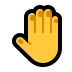 🤚 raised back of hand display on Windows