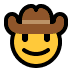 🤠 cowboy hat face display on Windows